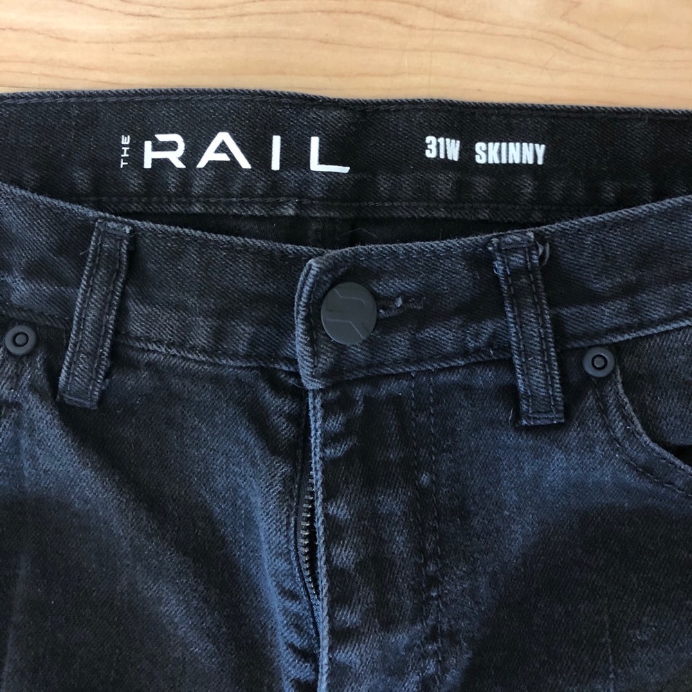 The Rail Skinny Jeans size 31 BLACK men’s jeans